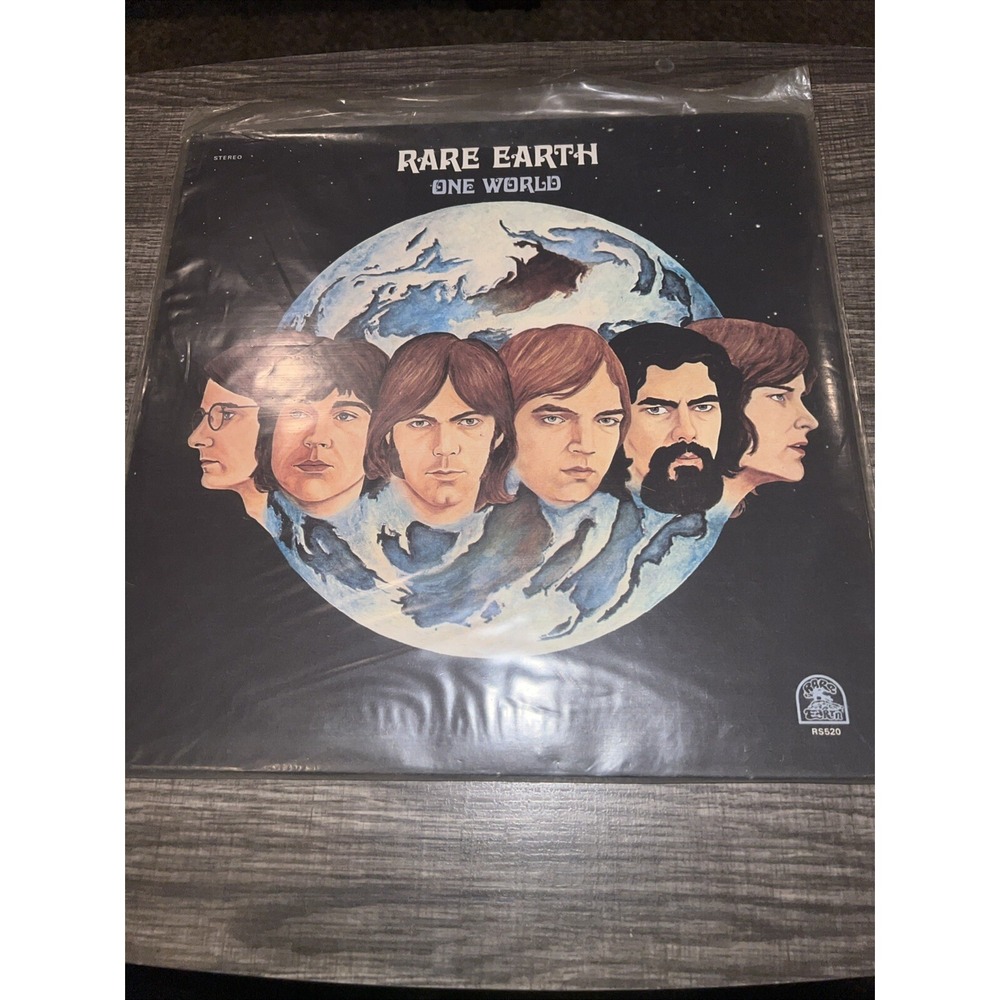 RARE EARTH 'ONE WORLD' LP UK RARE EARTH 1971 GATEFOLD